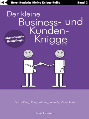 cover image of Der kleine Business- und Kunden-Knigge 2100